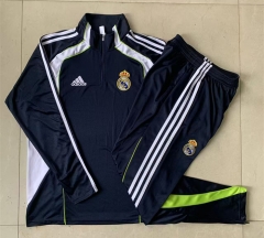 2025-2026 Retro Version Real Madrid Cyan Thailand Soccer Tracksuit-815