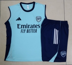 2025-2026 Arsenal Light Green Thailand Soccer Vest Tracksuit Uniform-815