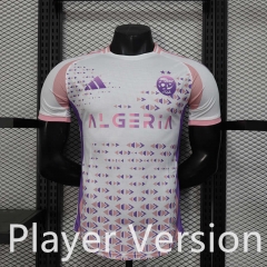 Player Version 2025-2026 Algeria White&Pink&Purple Thailand Soccer Jersey AAA-888