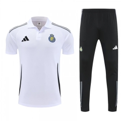 25-26 Al-Nassr FC White Thailand Polo Uniform-4627