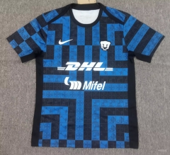 (S-4XL) 25-26 PA Blue&BlackThailand Training Soccer Jersey AAA-5378