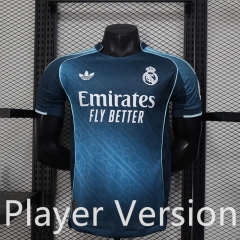 Player Version 2025-2026 Special Edition Real Madrid  Blue&Black Soccer Jersey AAA-888