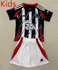 2025-2026 club de cuervos White&Black  Kids/Youth Soccer Uniform-AY