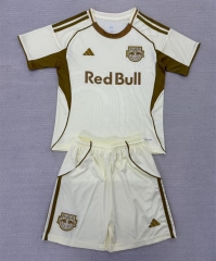 25-26 New York Red Bulls Beige Soccer Uniform-AY