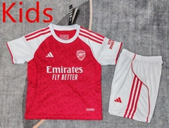 2025-2026 Arsenal Home Red Kids/Youth Soccer Uniform-9484