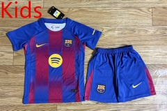 2025-2026 Barcelona Home Red&Blue Kids/Youth Soccer Uniform-709
