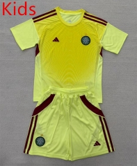 25-26 Celtics Goalkeeper Yellow Kids/Youth Soccer Unifrom-AY