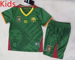 2025-2026 Cameroon Home Green Kids/Youth Soccer Uniform-507