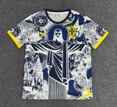 25-26 Goddess Version Brazil Cyan Thailand Soccer Jersey AAA-2483