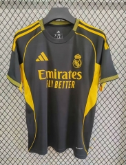 (S-4XL) 25-26 Real Madrid Black Thailand Soccer Jersey AAA-GB