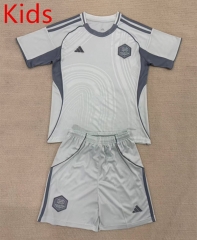 25-26 Houston Dynamo Grey Training Kids/Youth Soccer Uniform-AY