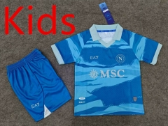 25-26 Special Edition Napoli Blue Kids/Youth Soccer Uniform-6748