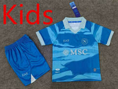 25-26 Special Edition Napoli Blue Kids/Youth Soccer Uniform-6748