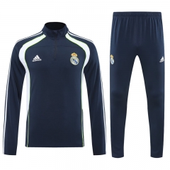 25-26 Real Madrid Royal Blue  Thailand Soccer Tracksuit-4627