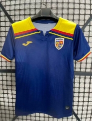 2025-2026 Romania 2nd Away Cyan Thailand Soccer Jersey AAA-2044