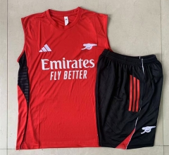 2025-2026 Arsenal Red Thailand Soccer Vest Tracksuit Uniform-815
