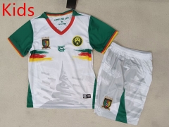2025-2026 Cameroon  2nd Away White  Kids/Youth Soccer Uniform-507