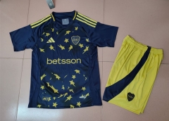 2025-2026 Boca Juniors 2nd Away Royal Blue Soccer Uniform-718