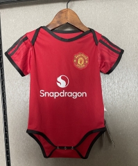 2025-2026 Manchester United Home Red Baby Soccer Uniform-CS