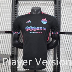 Player Version 2025-2026 Algeria Black&Pink Thailand Soccer Jersey AAA-888