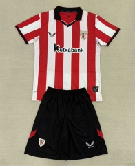 25-26 Athletic Bilbao Home White&Red Soccer Unifrom-AY