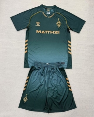 2025-2026 SV Werder Bremen 3rd Away  Green Soccer Uniform-AY