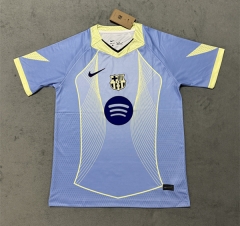 (S-4XL) 25-26 Barcelona Light Blue Thailand Training Soccer Jersey AAA-4506