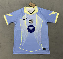 (S-4XL) 25-26 Barcelona Light Blue Thailand Training Soccer Jersey AAA-4506