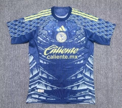 (S-4XL) 25-26 Club América Away Blue Thailand Soccer Jersey -4442