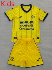 2025-2026 40th Anniversary Hellas Verona FC YellowKids/Youth Soccer Uniform-AY