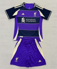 2025-2026 Concept Version Liverpool Purple Soccer Uniform-AY