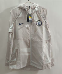 25-26 Chelsea Light Grey Thailand Soccer Trench Coat-1836