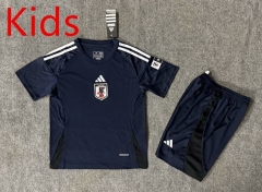 2025-2026 Japan Home Royal Blue  Kid/Youth Soccer Uniform-6748