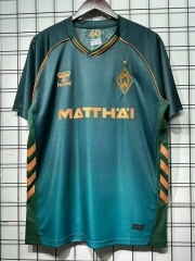 (S-4XL) 2025-2026 SV Werder Bremen 2nd Away Green Thailand Soccer Jersey AAA-GB