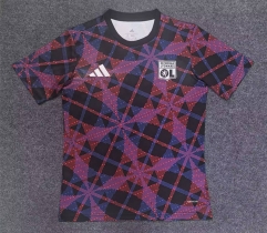 25-26 Olympique Lyonnais Red&Black Thailand Training Jersey AAA-9070