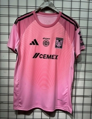 (S-4XL) 2025-2026 Tigres UANL Goalkeeper Pink  Thailand Soccer Jersey AAA-GB