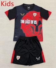 25-26 Special Version Athletic Bilbao Red&Black Kids/Youth Soccer Unifrom-AY