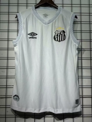 (S-4XL)2025-2026 Santos FC Home White Thailand Soccer Vest Jersey AAA-GB
