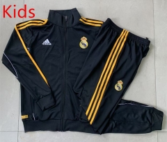 25-26 Retro Version Real Madrid Black Kids/Youth Soccer Jacket Uniform-815