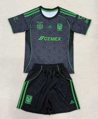 2025-2026 Tigres UANL 2nd Away Black  Soccer Uniform-AY