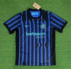(S-4XL) 25-26 Inter Milan Home Blue&Black  Thailand Soccer Jersey AAA-403