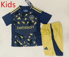 2025-2026 Boca Juniors 2nd Away Royal Blue  Kids/Youth Soccer Uniform-507