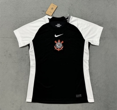 2025-2026 Corinthians Away Black Thailand Women Soccer Jersey-4506