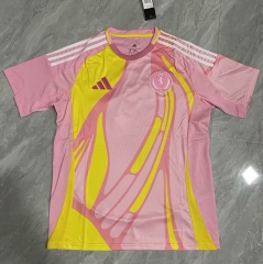 (S-4XL) 25-26 Scotland Away Pink Thailand Soccer Jersey AAA-818