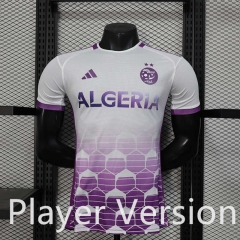 Player Version 2025-2026 Algeria White&Purple Thailand Soccer Jersey AAA-888