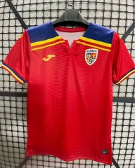 2025-2026 Romania Away Red Thailand Soccer Jersey AAA-2044