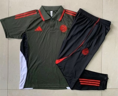 2025-2026 Bayern München Deep Green Thailand Polo Uniform-815