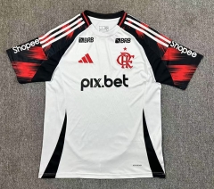 (S-3XL) 25-26 Flamengo Away White Thailand Soccer Jersey AAA-417