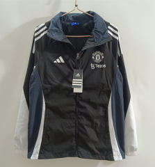 25-26 Manchester United Black Trench Coats -1836