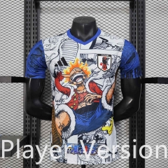 Player Version 25-26 Special Edition Japan White&Blue Thailand Soccer Jersey AAA-888